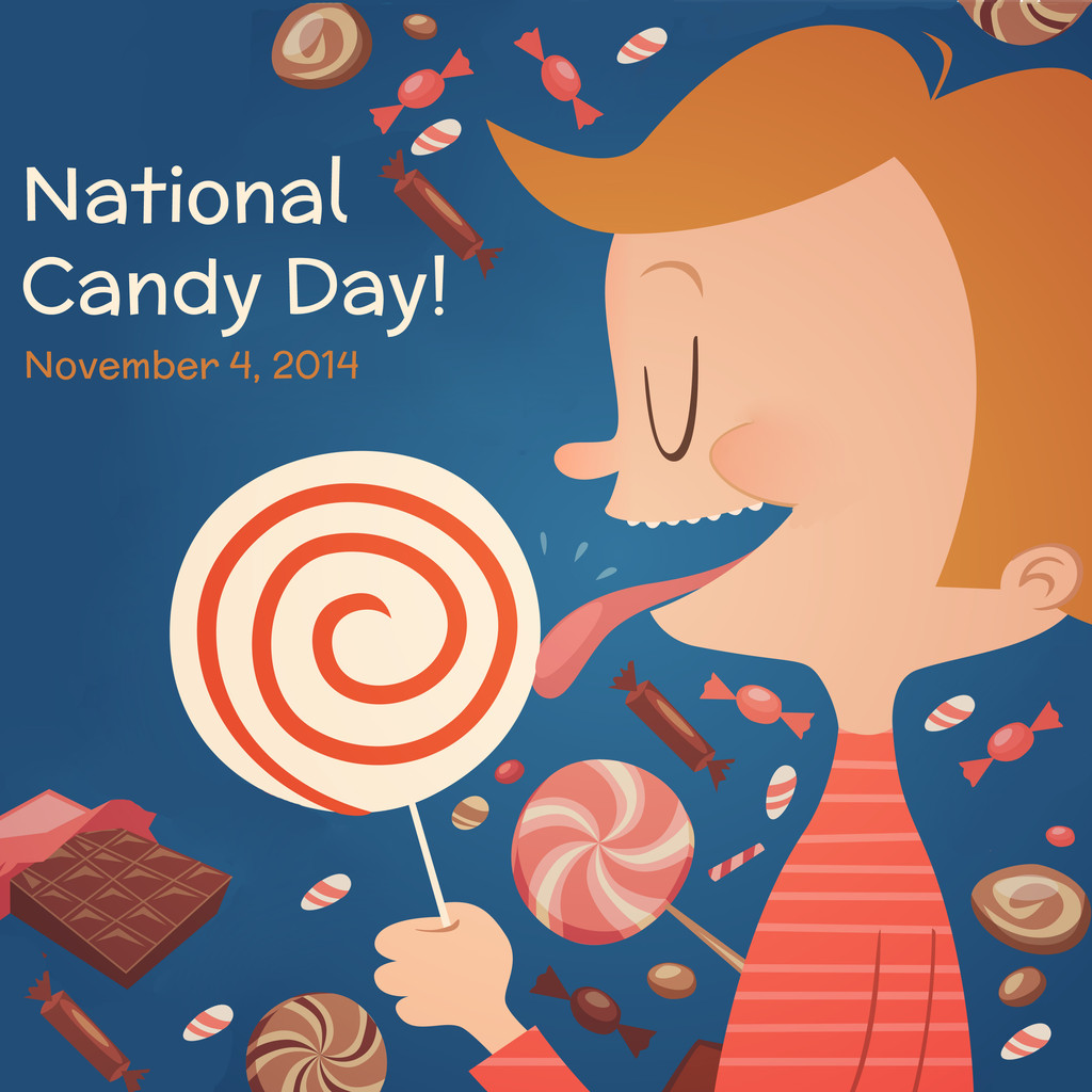 National candy day (november 4th) days of the year