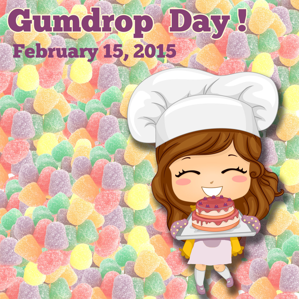 Gumdrop Cake Recipe for Gumdrop Day!