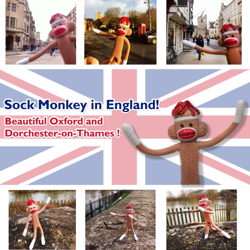 Sock Monkey in England!