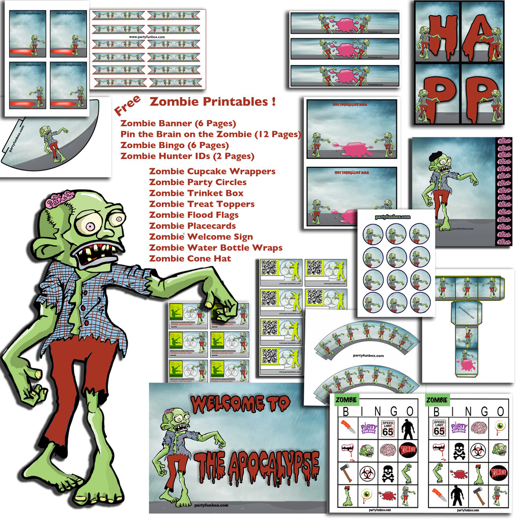 Zombie Printables