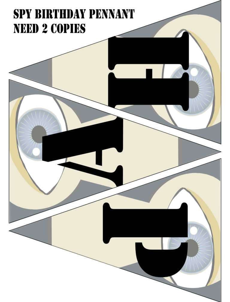 FREE Spy Party Printables – Party Fun Box