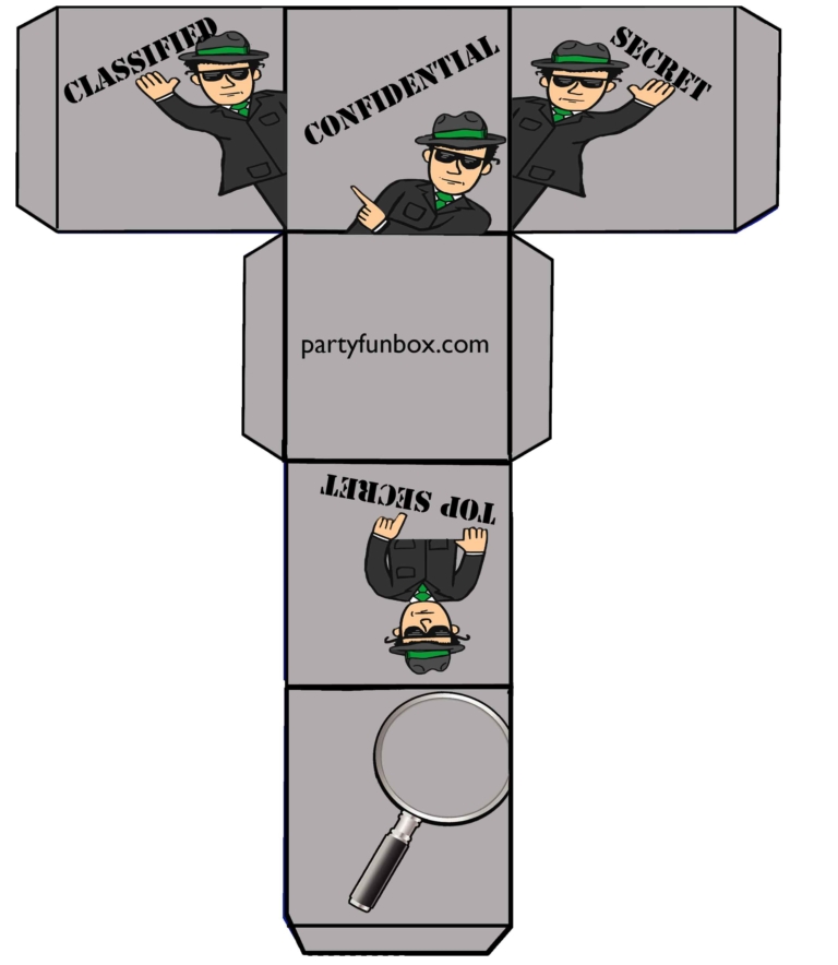 FREE Spy Party Printables – Party Fun Box